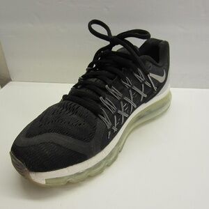 Nike‎ Air Max 2014 Women's Size 8 Black /white Athletic Shoes 698903-001 Logo